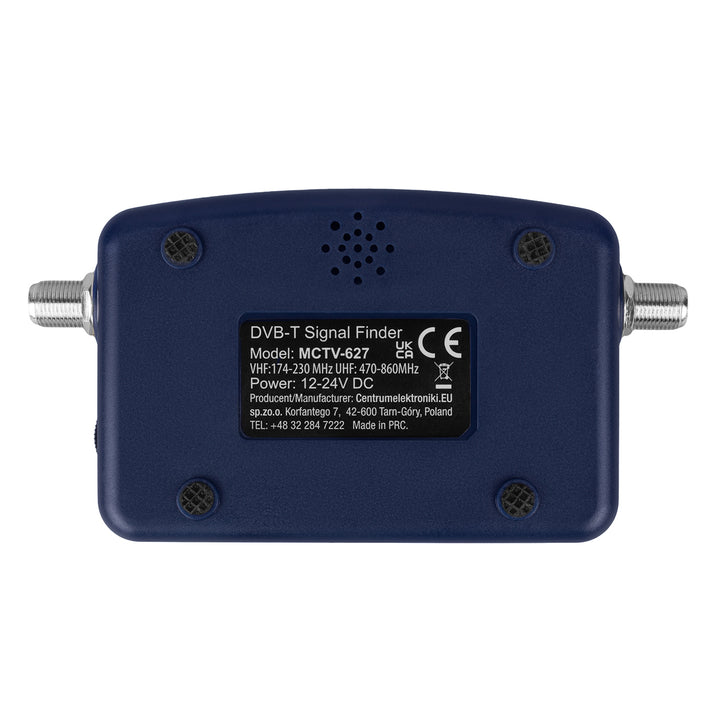 Compteur TV DVB-T Maclean, étui, câble 25 cm F-F, MCTV-627 + 10x AA Varta Industrial batteries