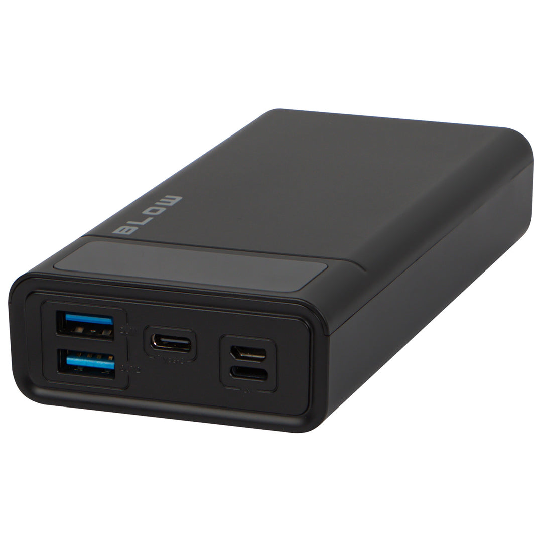 Batterie externe 20 000 mAh PB20E QC+PD 20 W + Lightning, noire, Blow
