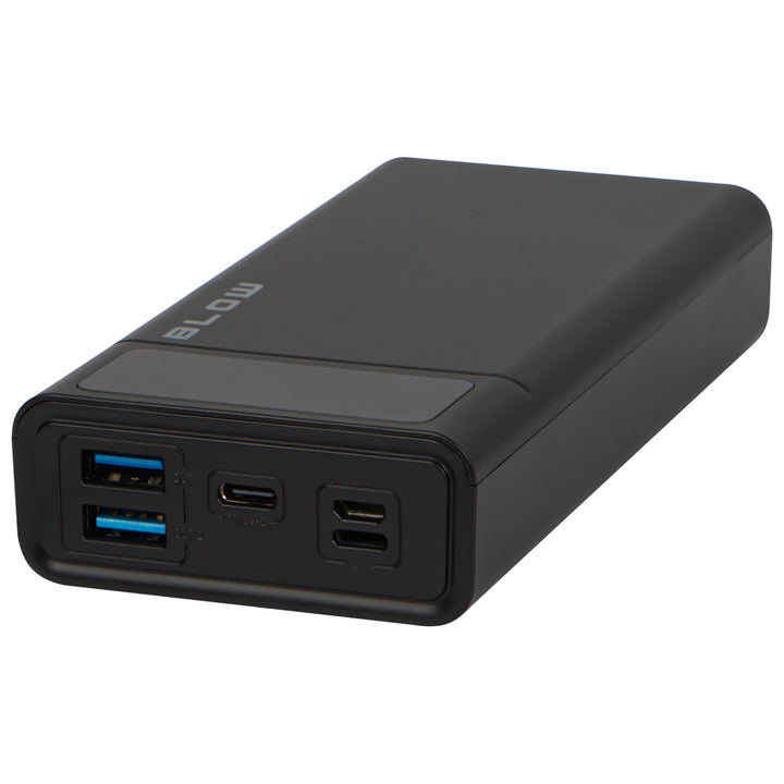 Batterie externe 20 000 mAh PB20E QC+PD 20 W + Lightning, noire, Blow