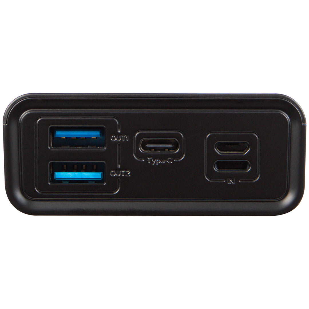 Batterie externe 20 000 mAh PB20E QC+PD 20 W + Lightning, noire, Blow