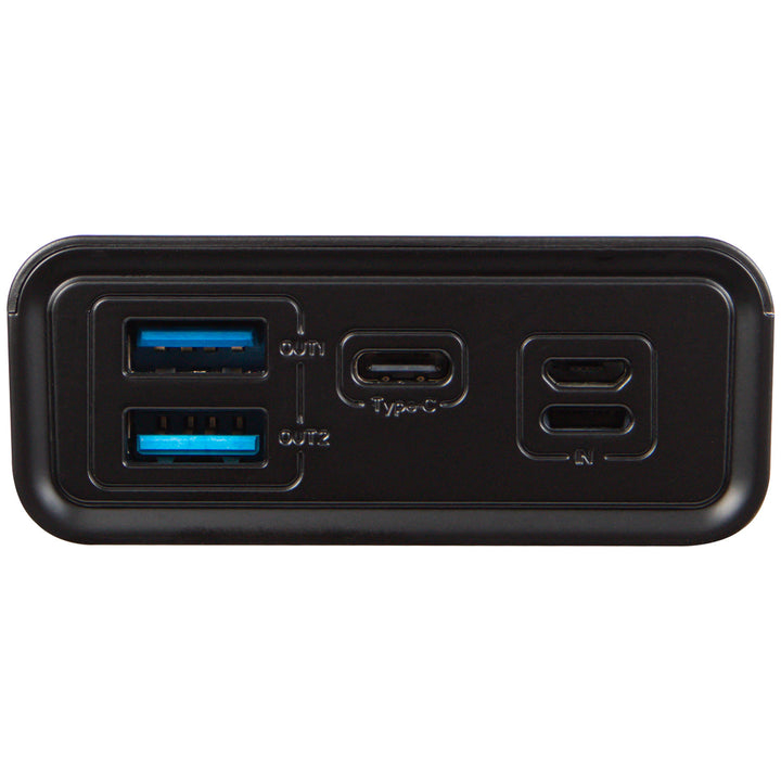 Batterie externe 20 000 mAh PB20E QC+PD 20 W + Lightning, noire, Blow