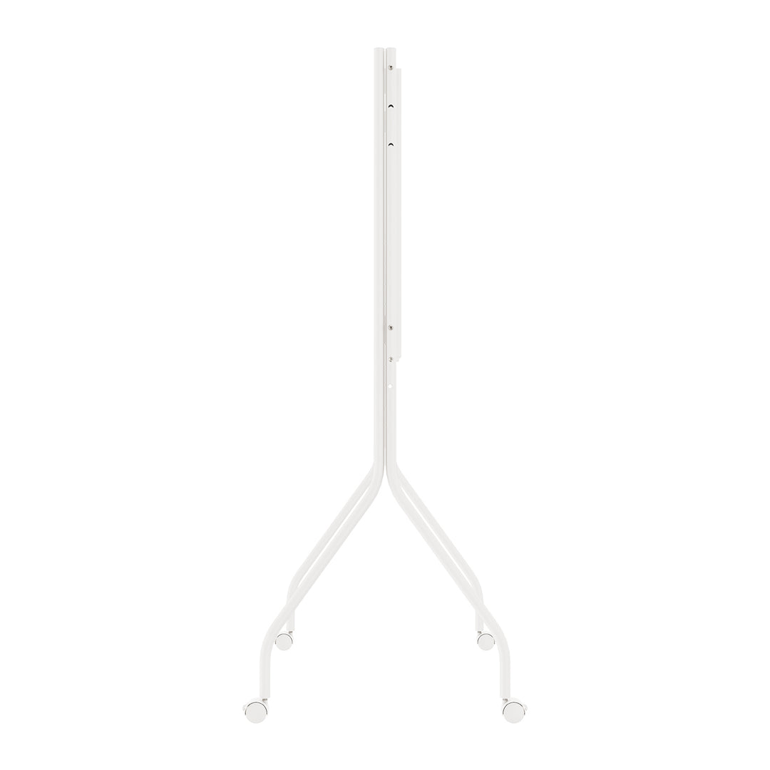Support / chariot pour téléviseur Maclean, sur roulettes, 37-80", charge max. 50 kg, VESA max. 600 x 400, blanc, MC-180 W