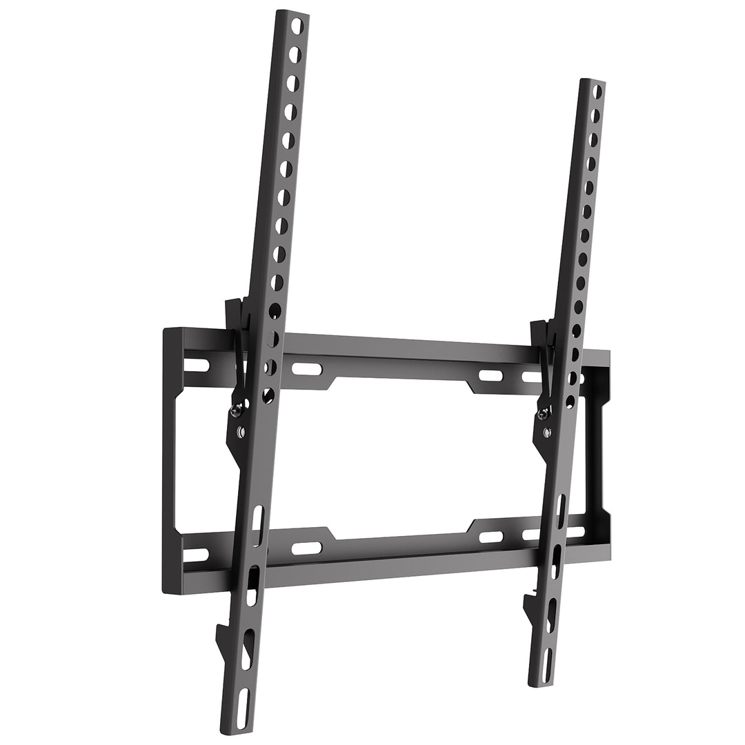 Support / fixation pour téléviseur Maclean, VESA max. 400 x 400, 32-75", jusqu'à 45 kg, noir, réglage de l'inclinaison 0°~-8°, MC-187