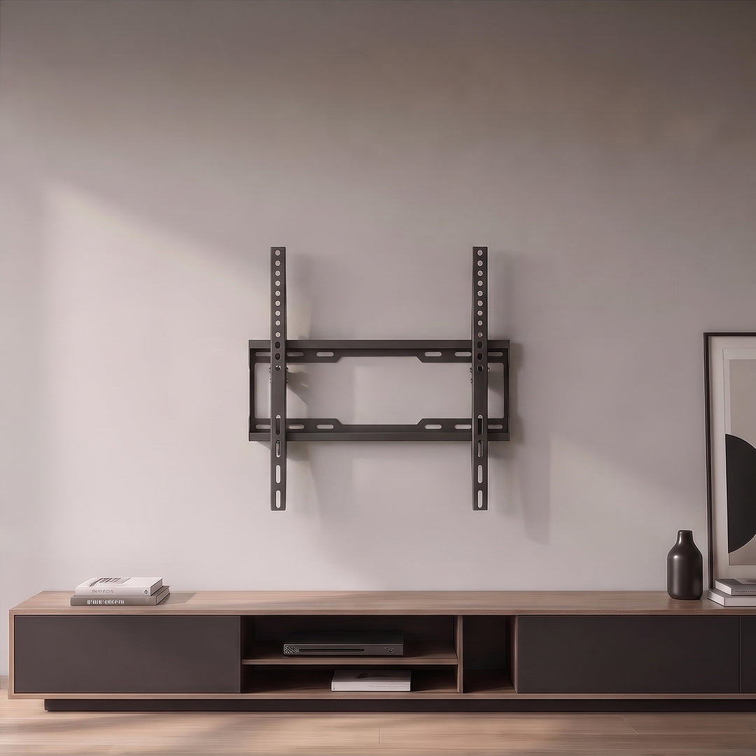 Support / fixation pour téléviseur Maclean, VESA max. 400 x 400, 32-75", jusqu'à 45 kg, noir, réglage de l'inclinaison 0°~-8°, MC-187
