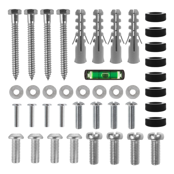 Support / fixation pour téléviseur Maclean, VESA max. 200x200, 13-43", jusqu'à 45 kg, noir, inclinaison réglable de +2° à -10°, MC-189