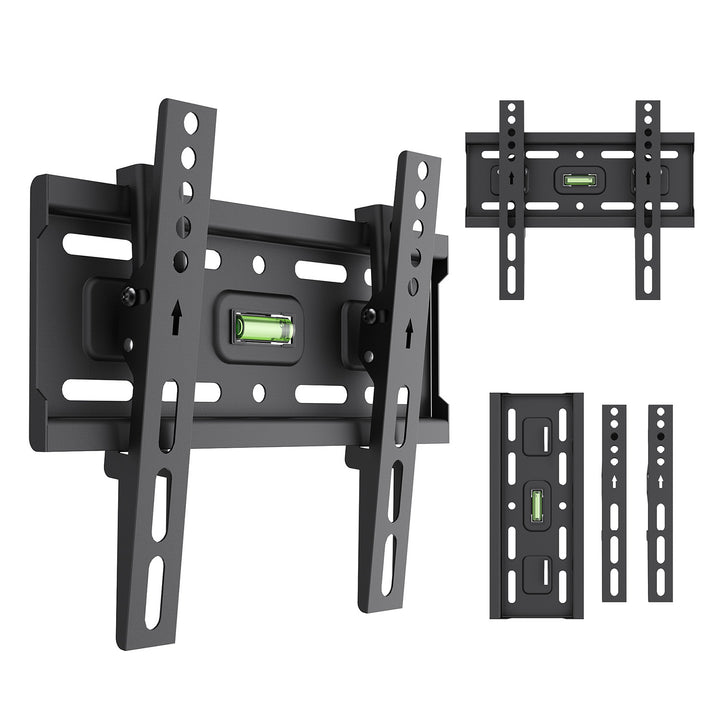 Support / fixation pour téléviseur Maclean, VESA max. 200x200, 13-43", jusqu'à 45 kg, noir, inclinaison réglable de +2° à -10°, MC-189