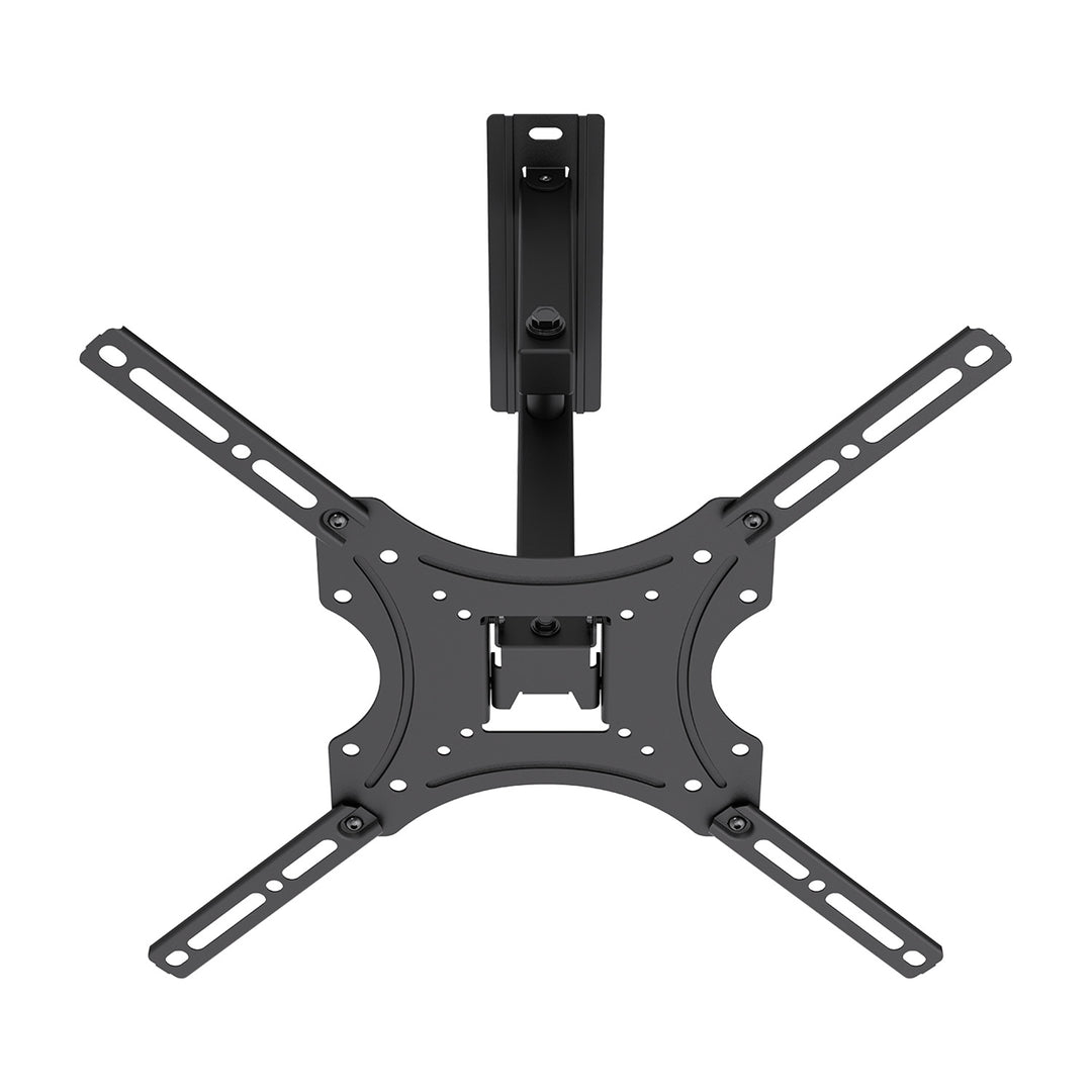 Support / fixation pour téléviseur Maclean, VESA max. 400 x 400, 32-55 pouces, jusqu'à 25 kg, noir, inclinaison réglable de 0° à -15° et rotation de +90° à -90°, MC-190