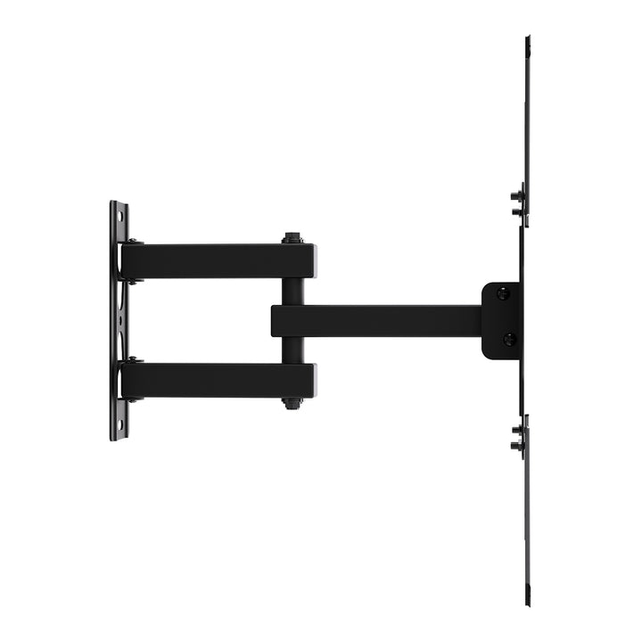 Support / fixation pour téléviseur Maclean, VESA max. 400 x 400, 32-55 pouces, jusqu'à 25 kg, noir, inclinaison réglable de 0° à -15° et rotation de +90° à -90°, MC-190