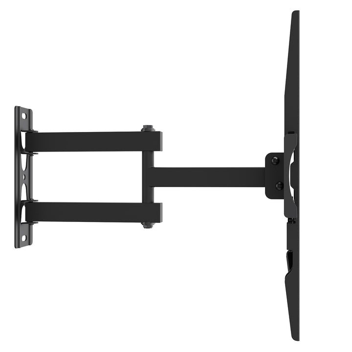 Support / fixation pour téléviseur Maclean, VESA max. 400x400, 32-55 pouces, jusqu'à 30 kg, noir, réglage de l'inclinaison de +2° à -10° et de la rotation de +90° à -90°, MC-191