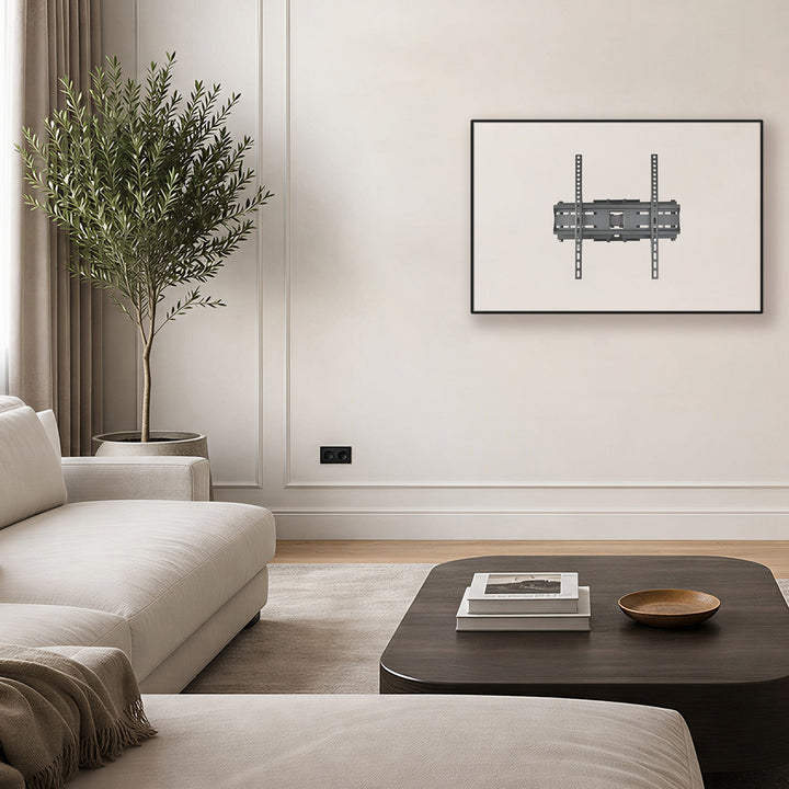 Support / fixation pour téléviseur Maclean, VESA max. 400x400, 32-70", jusqu'à 40 kg, noir, réglage de l'inclinaison +12°~-12° et de la rotation +60°~-60°, MC-192