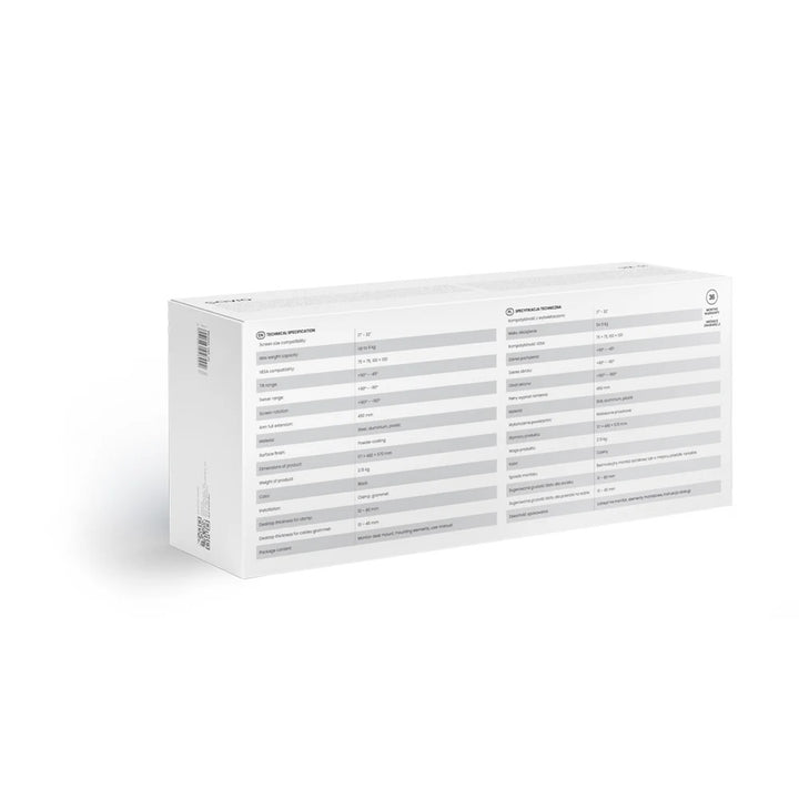 Support de bureau pour moniteur 17-32'' SAVIO, 2-9 kg, sur vérin à gaz, UM-01