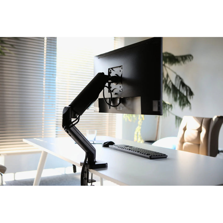 Support de bureau pour moniteur 17-32'' SAVIO, 2-9 kg, sur vérin à gaz, UM-01