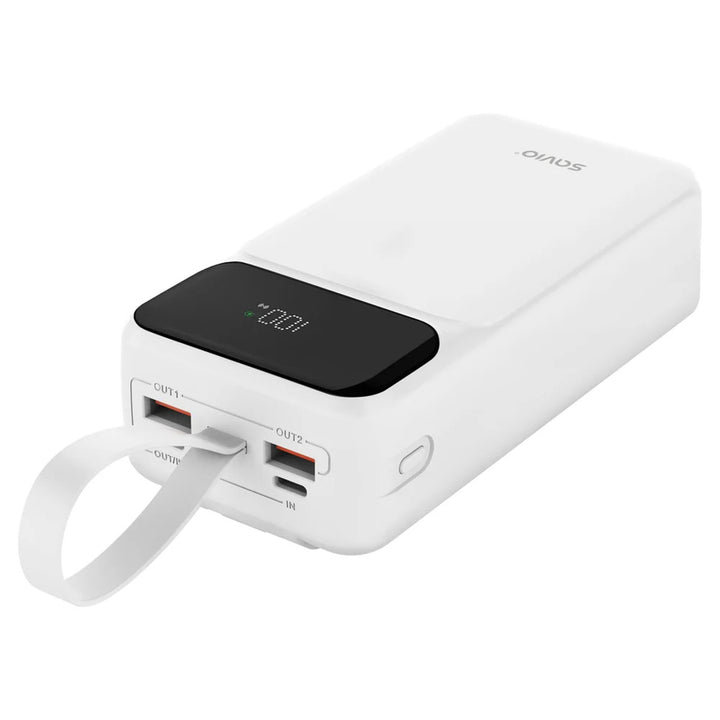 Powerbank SAVIO, 2 ports USB, 1 port USB-C, Quick Charge, Power Delivery, SAVBA-11