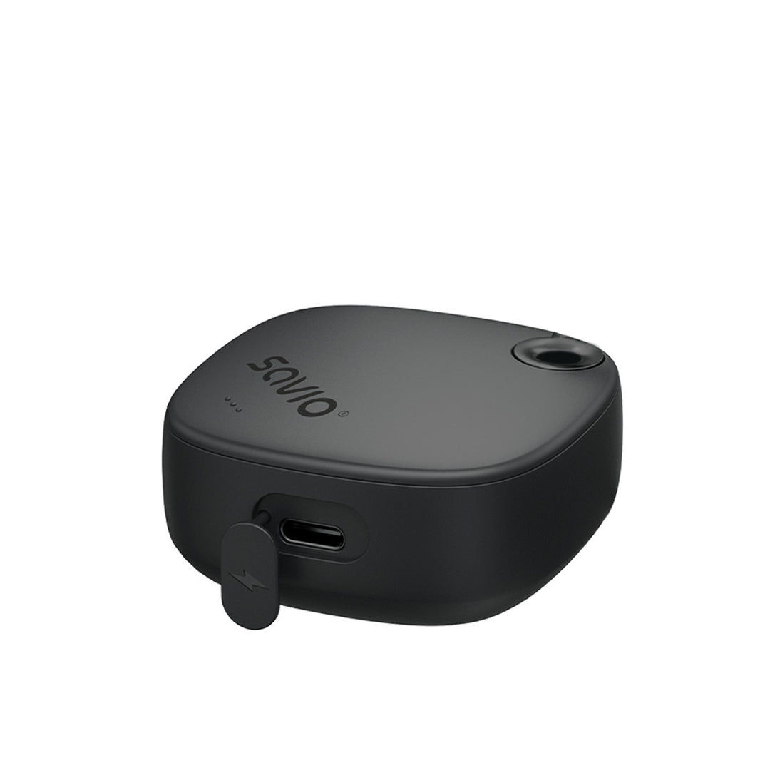 Casque sans fil Savio, Bluetooth 5.3, ENC, USB-C, noir, SAVSLTWS-11
