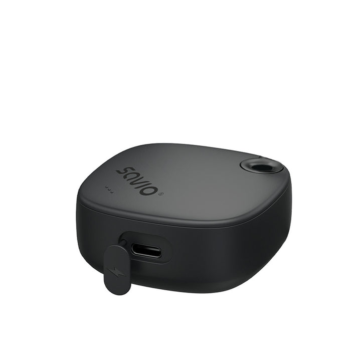 Casque sans fil Savio, Bluetooth 5.3, ENC, USB-C, noir, SAVSLTWS-11