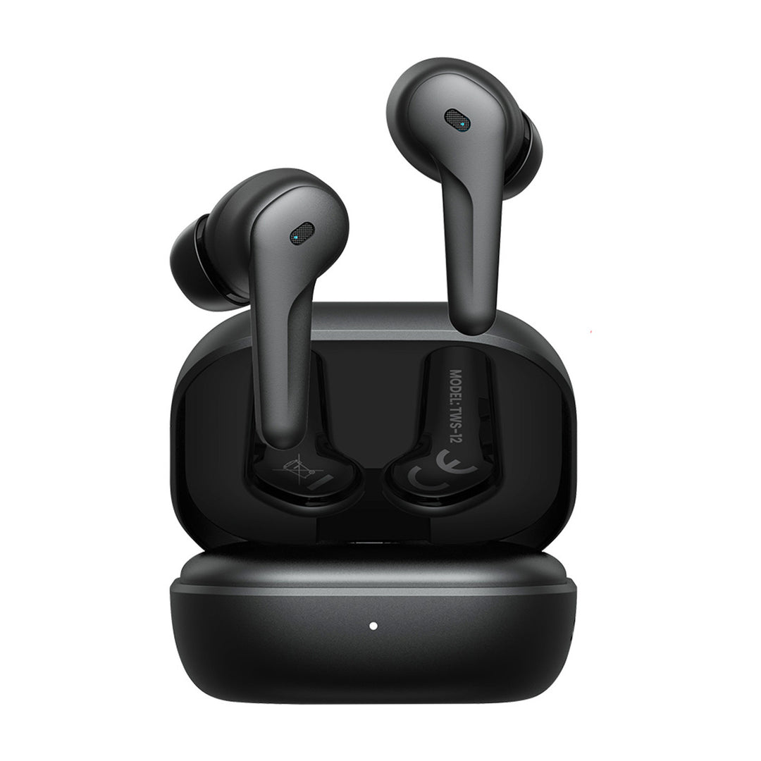 Casque sans fil Savio, Bluetooth 5.3, ANC, USB-C, noir