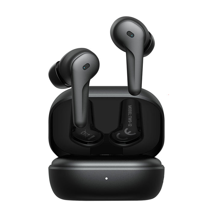 Casque sans fil Savio, Bluetooth 5.3, ANC, USB-C, noir