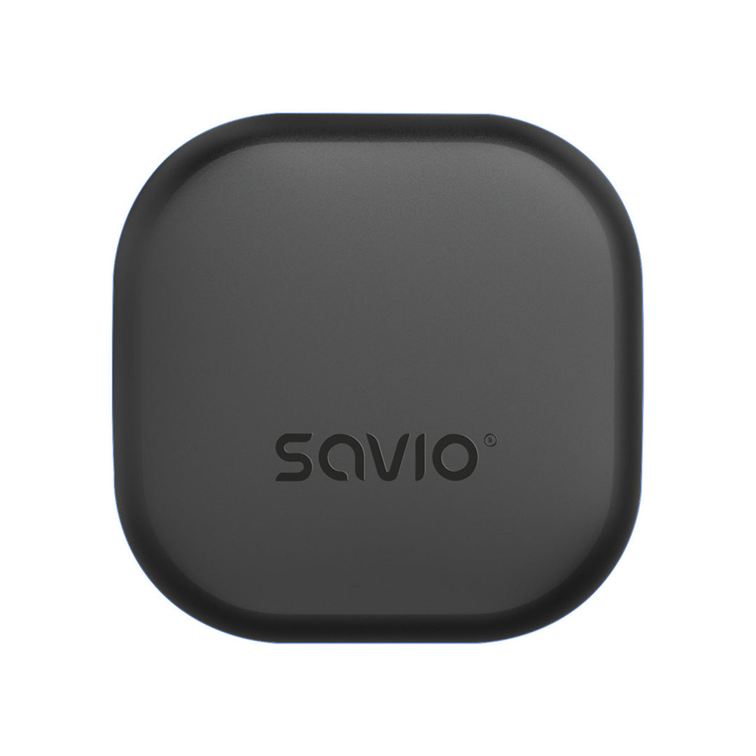 Casque sans fil Savio, Bluetooth 5.3, ANC, USB-C, noir