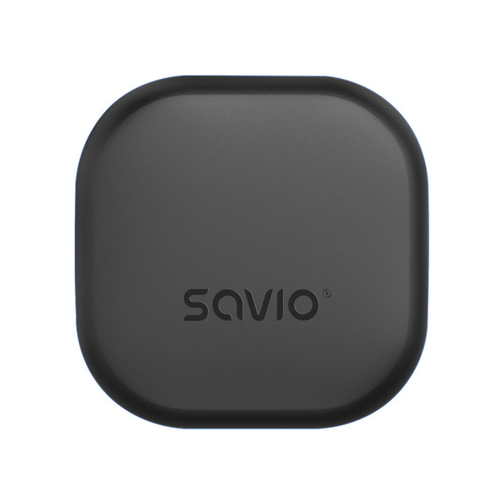Casque sans fil Savio, Bluetooth 5.3, ANC, USB-C, noir
