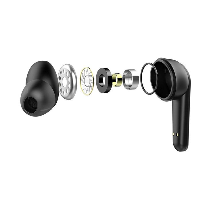 Casque sans fil Savio, Bluetooth 5.3, ANC, USB-C, noir
