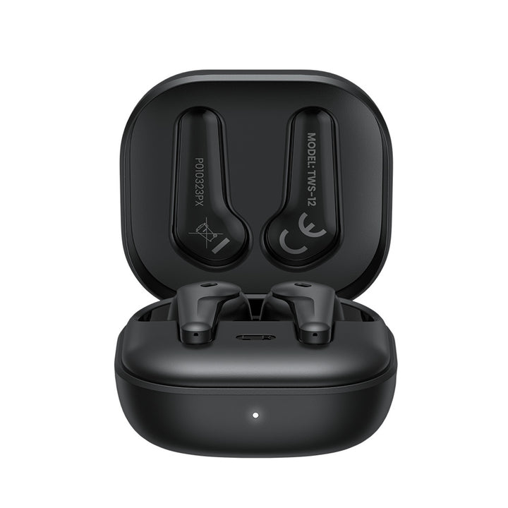 Casque sans fil Savio, Bluetooth 5.3, ANC, USB-C, noir