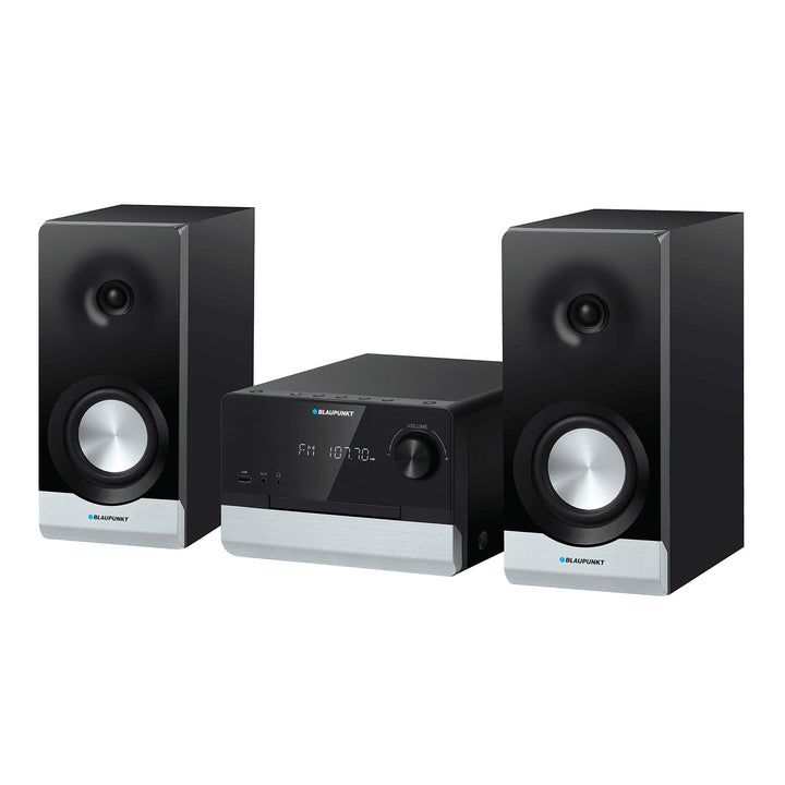 Blaupunkt Microphone, CD, USB, radio FM, Bluetooth, télécommande, horloge avec fonction réveil, MS40.2BT