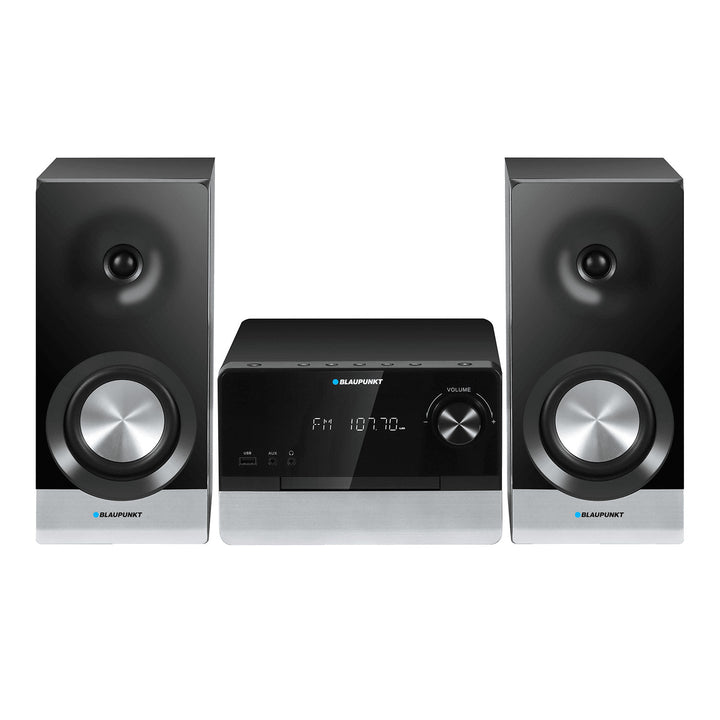 Blaupunkt Microphone, CD, USB, radio FM, Bluetooth, télécommande, horloge avec fonction réveil, MS40.2BT