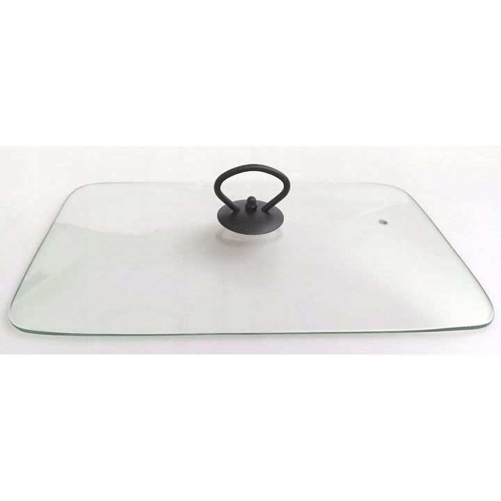 Chauffe-plats céramique Maestro, rectangulaire, blanc, capacité 2,4L, utilisable au four, grille et couvercle avec poignée inclus, MR-11562-73