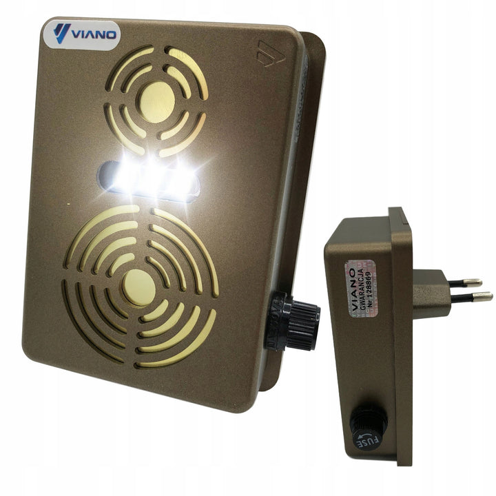 Rongeur, martre, souris, répulsif Viano, générateur d'ultrasons, radar, deux haut-parleurs, Duo Gold