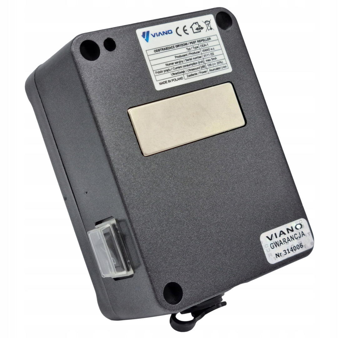 Répulsif sans fil pour rongeurs, martres, souris Viano, batterie 4000mAh intégrée, grand buzzer, ODA1