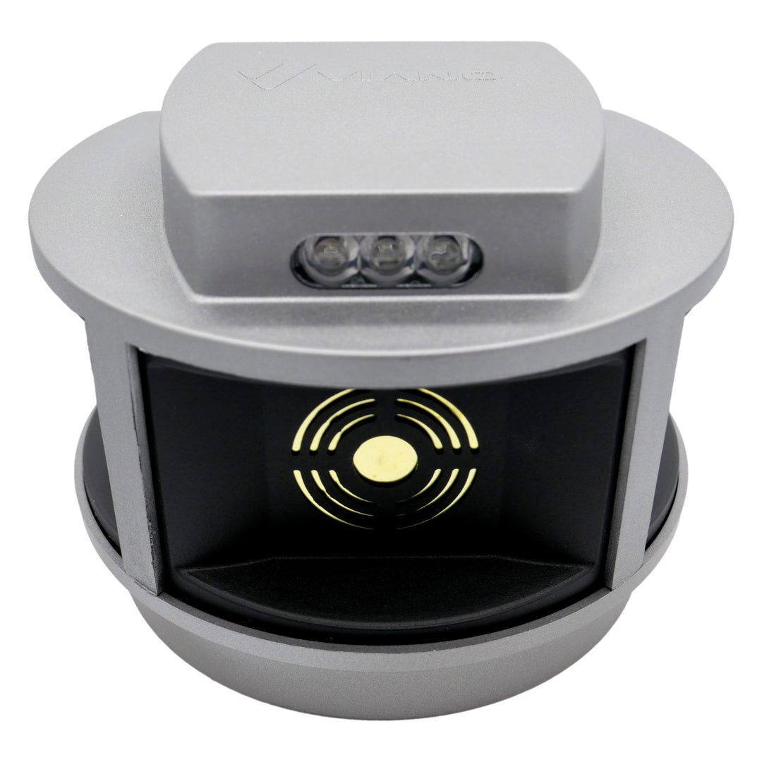 Répulsif pour rongeurs, répulsif pour martres, répulsif pour souris Viano, générateur d'ultrasons, panneau stroboscopique, trois haut-parleurs, Trio-Strob