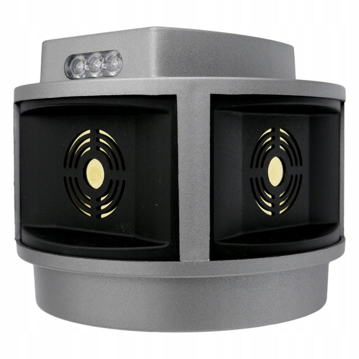 Répulsif pour rongeurs, répulsif pour martres, répulsif pour souris Viano, générateur d'ultrasons, panneau stroboscopique, trois haut-parleurs, Trio-Strob