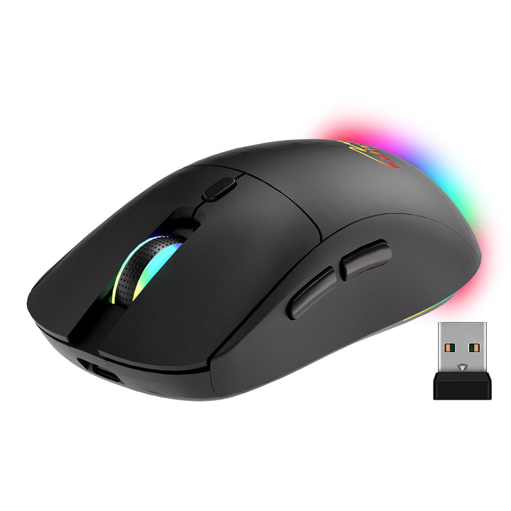 Souris sans fil 2-en-1 (BT/RF) silencieuse et rechargeable MT1124, Media-Tech