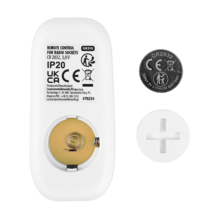 Prises commandées par télécommande GreenBlue, lot de 3, programmables, portée jusqu'à 30 m, 220-240 V CA, 50/60 Hz, 16 A, 433 MHz, GB313 F