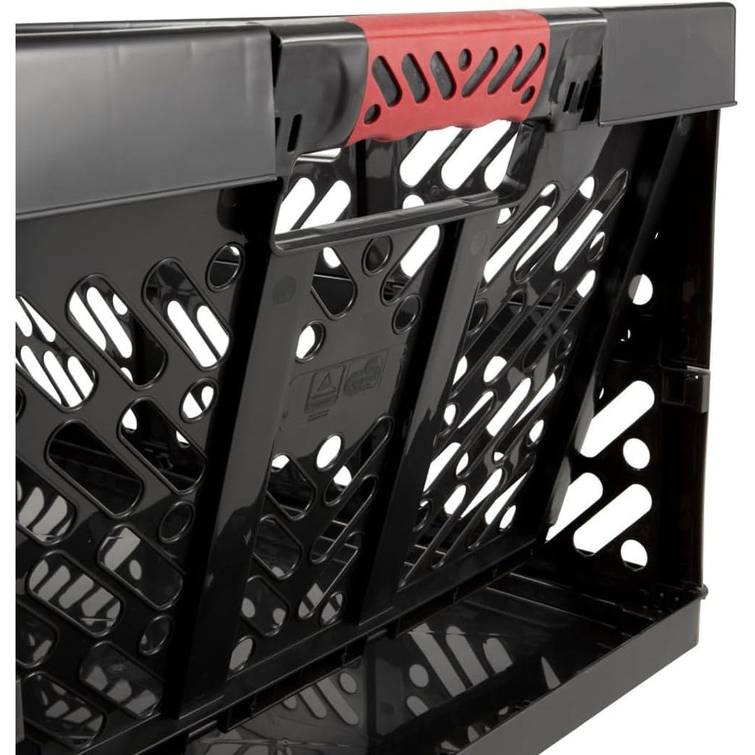 Panier pliant en plastique Ben Keeeper, 45L, graphite, capacité de charge jusqu'à 50kg, poignées souples, certificat GS et test TUV, sécurité alimentaire