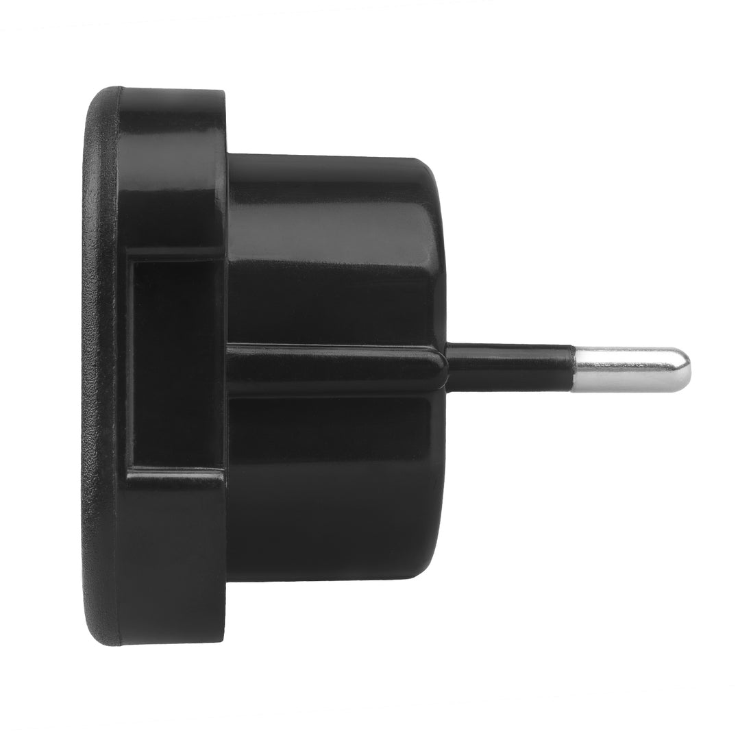 Adaptateur Maclean UK socket vers EU plug, noir, MCE72, 4 pièces