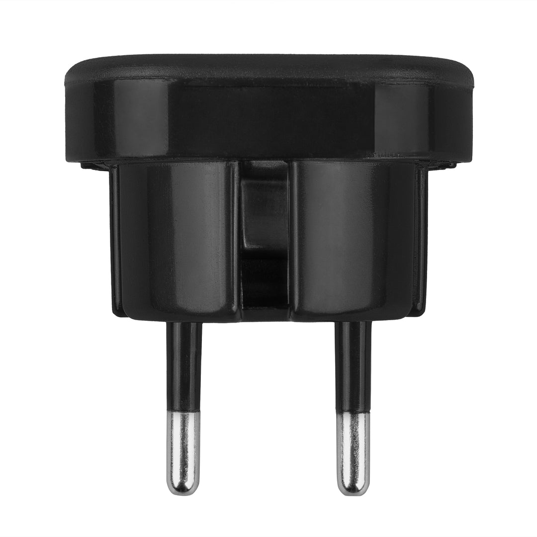 Adaptateur Maclean UK socket vers EU plug, noir, MCE72, 4 pièces
