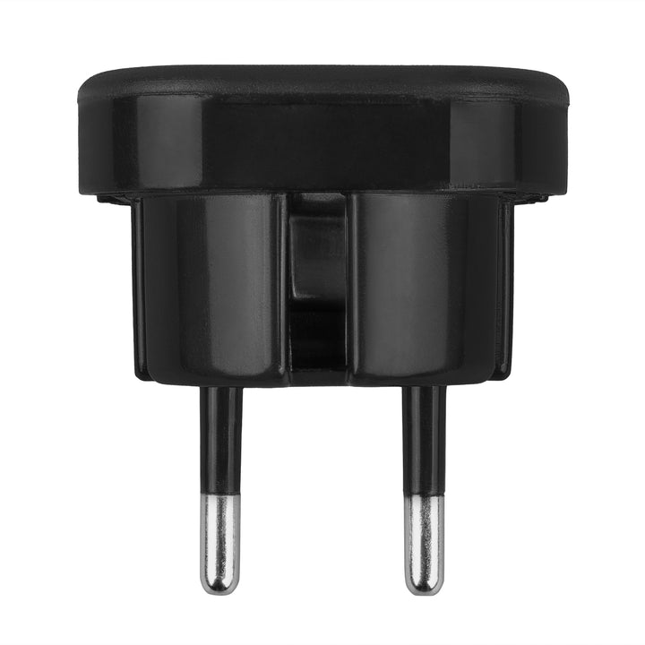 Adaptateur Maclean UK socket vers EU plug, noir, MCE72, 4 pièces