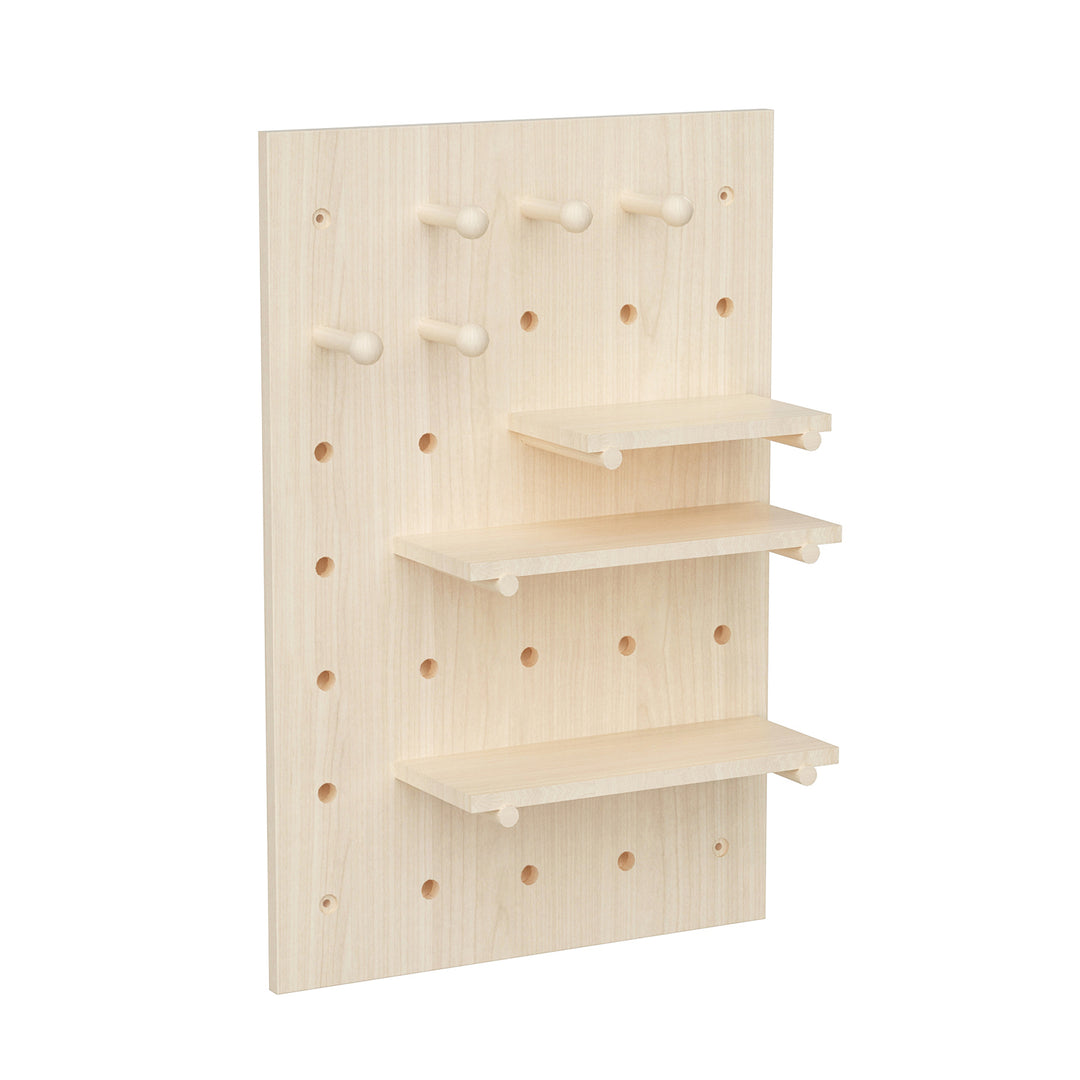 Organisateur de tableau blanc en bois Maclean, couleur bois clair, 40x60cm, max. 20kg, MC-130 WD, 2 pièces