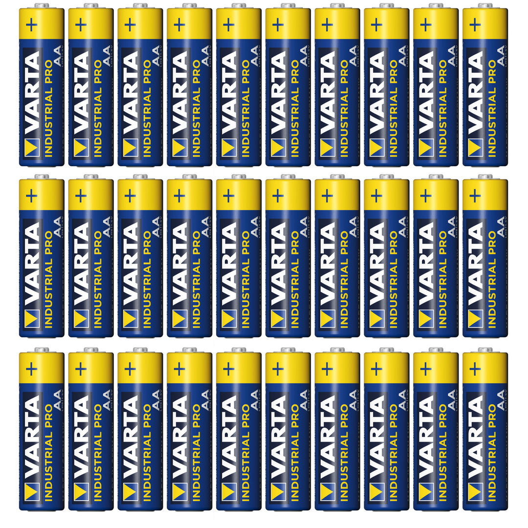 30x R-06 LR6 AA 1.5V pile alcaline Varta Industrial 4006