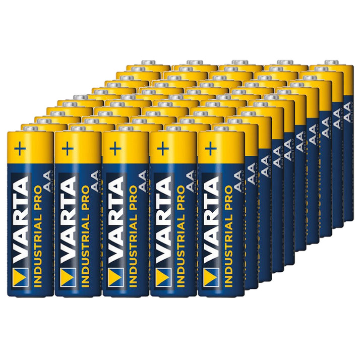 50x R-06 LR6 AA 1.5V pile alcaline Varta Industrial 4006