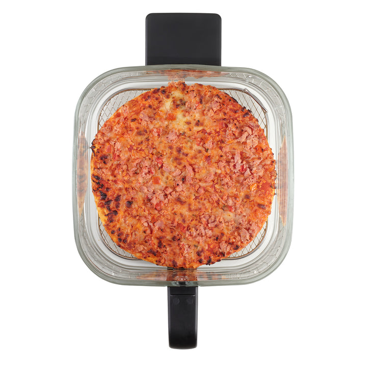Friteuse sans huile Concept Glass&Fast, capacité 5,5 L, 7 programmes, écran tactile LED, mode de cuisson sain, récipient en verre, FR5500