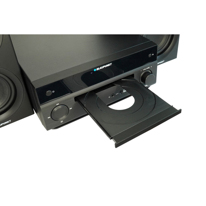 Microchaîne Blaupunkt, puissance 150 W, radio FM, prise AUX et connecteur USB, Bluetooth, entrée HDMI, horloge avec alarme, écran LED, couleur noire, MS30.02BT