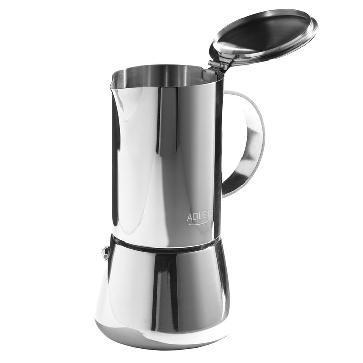 Cafetière Adler, cafetière expresso, capacité 620 ml, couleur argent acier, AD 4417