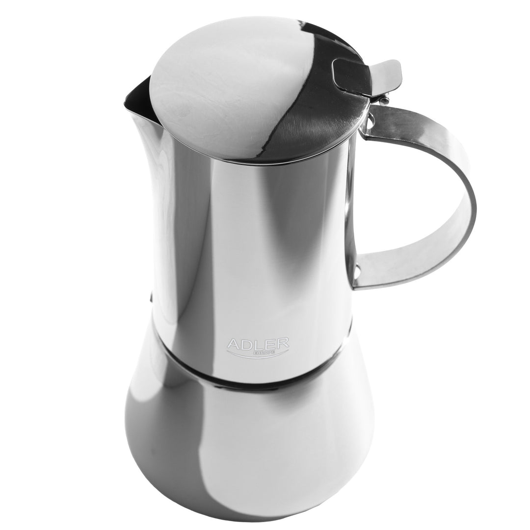 Cafetière Adler, cafetière expresso, capacité 620 ml, couleur argent acier, AD 4417