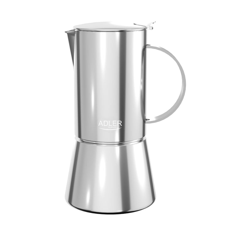 Cafetière Adler, cafetière expresso, capacité 620 ml, couleur argent acier, AD 4417