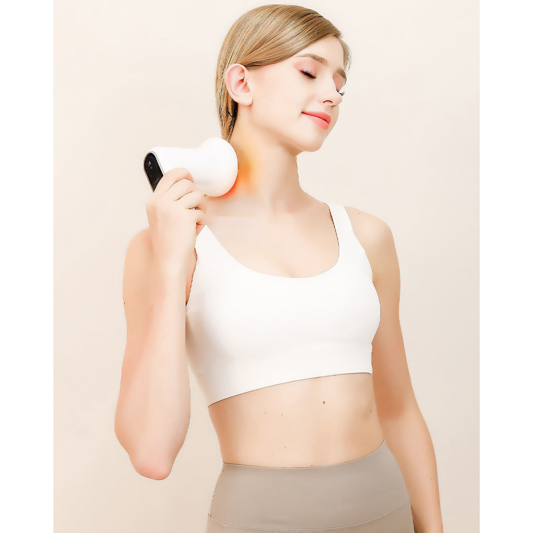 Appareil de massage anti-cellulite, MEDIA-TECH, pistolet de massage, 5 têtes de massage, 6 vitesses, MT6536