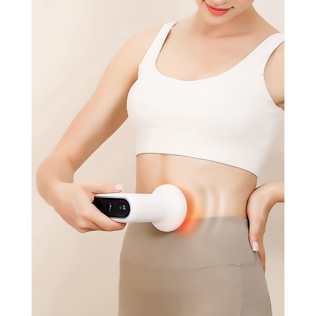Appareil de massage anti-cellulite, MEDIA-TECH, pistolet de massage, 5 têtes de massage, 6 vitesses, MT6536