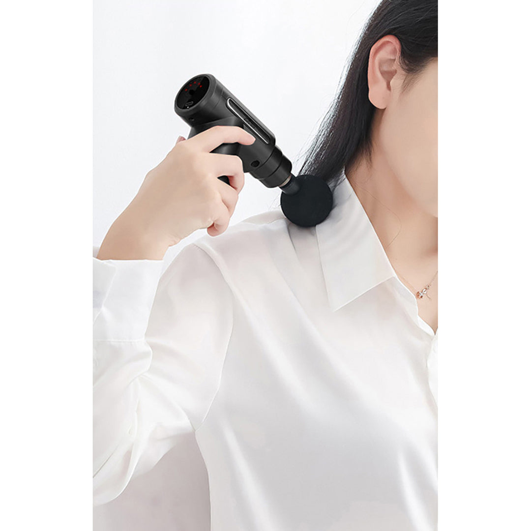 Appareil de massage pour un massage facile et rapide des muscles tendus, Media-tech, 4 têtes de massage interchangeables, MT6521
