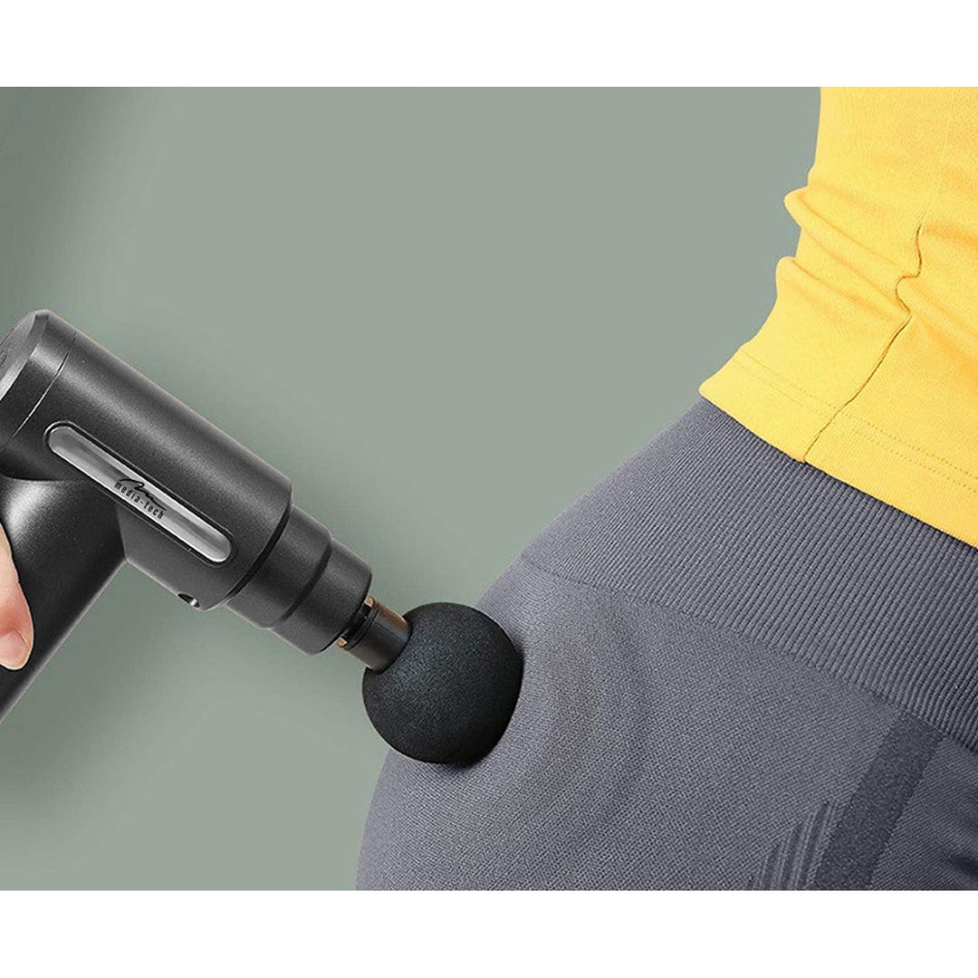 Appareil de massage pour un massage facile et rapide des muscles tendus, Media-tech, 4 têtes de massage interchangeables, MT6521